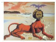 salvadore dali The Youngest Most Sacred Monster of the Cinema in Her Time painting